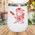 Drippy Baseball Mascot Valentine Heart Glasses Cartoon Wine Tumbler Drippy Baseball Mascot Valentine Heart Glasses Cartoon Wine Tumbler