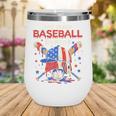 Eat Sleep Baseball Repeat Ice Cream Drip Crossed Bats Wine Tumbler Eat Sleep Baseball Repeat Ice Cream Drip Crossed Bats Wine Tumbler