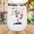 Edwin Diaz Los Angeles D Baseball Players MLBEDD204M Wine Tumbler Edwin Diaz Los Angeles D Baseball Players MLBEDD204M Wine Tumbler