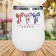 My Favorite Season Is Baseball Coquette Bow Game Day Mom Sis Wine Tumbler My Favorite Season Is Baseball Coquette Bow Game Day Mom Sis Wine Tumbler