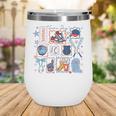 Game Day Baseball Lover Coquette Bow Girl Women Kid Mom Mama Wine Tumbler