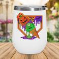 Halloween Baseball Ice Cream Drip Boys Girls Youth Wine Tumbler Halloween Baseball Ice Cream Drip Boys Girls Youth Wine Tumbler