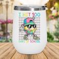 I Hit 100 Days Of School Baseball Drip 100th Day Of School Wine Tumbler