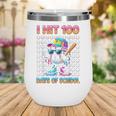 I Hit 100 Days Of School Baseball Ice Cram Drip 100th Boys Wine Tumbler I Hit 100 Days Of School Baseball Ice Cram Drip 100th Boys Wine Tumbler