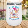 I Hit 100 Days Of School Baseball Ice Cream Drip Wine Tumbler I Hit 100 Days Of School Baseball Ice Cream Drip Wine Tumbler