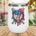 HUGvyn 7th Birthday Baseball Ice Cream Drip Number 7 Kid Boy Wine Tumbler HUGvyn 7th Birthday Baseball Ice Cream Drip Number 7 Kid Boy Wine Tumbler