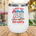 HUGvyn I Just Hit 100 Days Of School Baseball Ice Cream Boys Wine Tumbler HUGvyn I Just Hit 100 Days Of School Baseball Ice Cream Boys Wine Tumbler