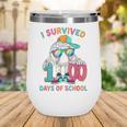 HUGvyn I Survived 100 Days Of School Baseball 6 7 Ice Cream Wine Tumbler HUGvyn I Survived 100 Days Of School Baseball 6 7 Ice Cream Wine Tumbler