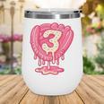 Ice Cream Baseball Glove 3rd Birthday Edition Wine Tumbler Ice Cream Baseball Glove 3rd Birthday Edition Wine Tumbler