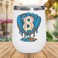 Ice Cream Baseball Glove 8th Birthday Edition Wine Tumbler