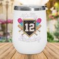 It's My 12th Birthday Baseball Fan Celebration Wine Tumbler It's My 12th Birthday Baseball Fan Celebration Wine Tumbler