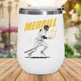 Jackson Merrill San Diego MLB Baseball Player MLBJME204M Wine Tumbler Jackson Merrill San Diego MLB Baseball Player MLBJME204M Wine Tumbler