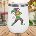 Jester Baseball Mardi Gras Carnival Sport Men Boy Teen Kids Wine Tumbler