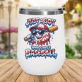 Just A Boy Who Loves Baseball Patriotic Drip For Youth Boys Wine Tumbler Just A Boy Who Loves Baseball Patriotic Drip For Youth Boys Wine Tumbler