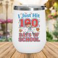 I Just Hit 100 Days Of School Baseball 100th Day Boys Kids Wine Tumbler
