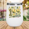 I Just Hit 100 Days Of School Baseball Teacher Boy Girl Kid Wine Tumbler