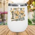 I Just Hit 100 Days Of School Baseball Teacher Student Retro Wine Tumbler