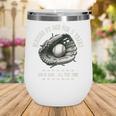 Kids Blessed By God For 5 Years Old Baseball 5th Birthday Wine Tumbler