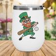 Leprechaun Baseball St Patricks Day Saint Pattys Men Boys Wine Tumbler Leprechaun Baseball St Patricks Day Saint Pattys Men Boys Wine Tumbler