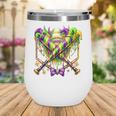 Mardi Gras Baseball Jester Hat New Orleans Men Women Kid Wine Tumbler Mardi Gras Baseball Jester Hat New Orleans Men Women Kid Wine Tumbler