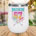Mason 67 Ice Cream Drip Baseball Ice Cream Drip Wine Tumbler Mason 67 Ice Cream Drip Baseball Ice Cream Drip Wine Tumbler