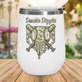 Old School Camo Baseball Drip Double Digits 10th Birthday Wine Tumbler Old School Camo Baseball Drip Double Digits 10th Birthday Wine Tumbler