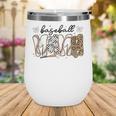 Preppy Baseball Mama Coquette Bow Game Day Mom Mother Wine Tumbler