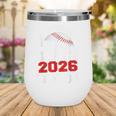 Proud Mom Of A 2026 Senior Baseball Graduation 2026 Wine Tumbler Proud Mom Of A 2026 Senior Baseball Graduation 2026 Wine Tumbler