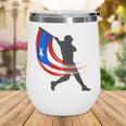 Puerto Rico Baseball Flag Player Boricua Heritage Sports Wine Tumbler Puerto Rico Baseball Flag Player Boricua Heritage Sports Wine Tumbler