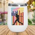 Retro Baseball Drip Boys Ice Cream Patriotic American Flag Wine Tumbler Retro Baseball Drip Boys Ice Cream Patriotic American Flag Wine Tumbler