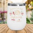 Retro Quote Just a Bit Outside Baseball Vintage Wine Tumbler