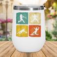 Retro Style Baseball Lover Playing Men Women Kids Baseball Wine Tumbler Retro Style Baseball Lover Playing Men Women Kids Baseball Wine Tumbler