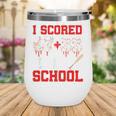 I Scored 6733 100th Days Of School Baseball Six Seven Meme Wine Tumbler I Scored 6733 100th Days Of School Baseball Six Seven Meme Wine Tumbler