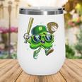 Shamrock Lucky Clover Baseball Patricks Day Family Matching Wine Tumbler Shamrock Lucky Clover Baseball Patricks Day Family Matching Wine Tumbler
