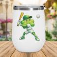 Shamrock Playing Baseball St Patricks Day Men Boys Kid Wine Tumbler Shamrock Playing Baseball St Patricks Day Men Boys Kid Wine Tumbler