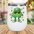 Shamrocks Playing Baseball St Patricks Day 6 7 Meme Men Boys Wine Tumbler Shamrocks Playing Baseball St Patricks Day 6 7 Meme Men Boys Wine Tumbler