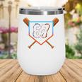 Six Seven 67 Baseball Birthday Boy Men Kids Boys Wine Tumbler