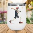 Skeleton Baseball Halloween Costume Men Boys Kids Wine Tumbler