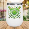 St Patrick Day Baseball Drip Ice Cream Boys Men Wine Tumbler St Patrick Day Baseball Drip Ice Cream Boys Men Wine Tumbler