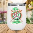 St Patrick Day Baseball Drip Ice Cream Kids Boys Men Wine Tumbler St Patrick Day Baseball Drip Ice Cream Kids Boys Men Wine Tumbler