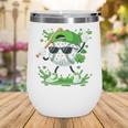 St Patrick Day Baseball Drip Ice Cream Baseball Player Men Wine Tumbler