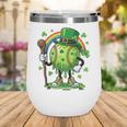 St Patricks Day Baseball Leprechaun Rainbow Green Baseball Wine Tumbler St Patricks Day Baseball Leprechaun Rainbow Green Baseball Wine Tumbler
