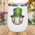 St Patricks Day Baseball Player Leprechaun Hat Men Boys Kids Wine Tumbler St Patricks Day Baseball Player Leprechaun Hat Men Boys Kids Wine Tumbler
