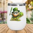 St Patrick’s Day Baseball Shamrock Player Wine Tumbler St Patrick’s Day Baseball Shamrock Player Wine Tumbler