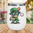 St Patricks Day Leprechaun Baseball Saint Paddys Boys Men Wine Tumbler