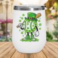 St Patricks Day Shamrock Baseball Drip Icecream Irish Boys Wine Tumbler St Patricks Day Shamrock Baseball Drip Icecream Irish Boys Wine Tumbler