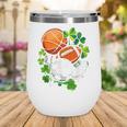 St Patricks Day Shamrock Basketball Baseball Football Soccer Wine Tumbler St Patricks Day Shamrock Basketball Baseball Football Soccer Wine Tumbler