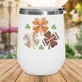 St Patricks Day Shamrock Basketball Baseball Irish Boys Men Wine Tumbler St Patricks Day Shamrock Basketball Baseball Irish Boys Men Wine Tumbler
