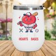 Stealing Hearts And Bases Baseball Player Valentine's Day Wine Tumbler Stealing Hearts And Bases Baseball Player Valentine's Day Wine Tumbler