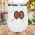 I Tackled 100 Days Of School Baseball Player Kids Teacher Wine Tumbler I Tackled 100 Days Of School Baseball Player Kids Teacher Wine Tumbler